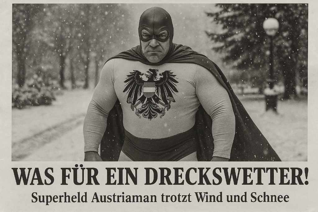 Austriaman im Winter